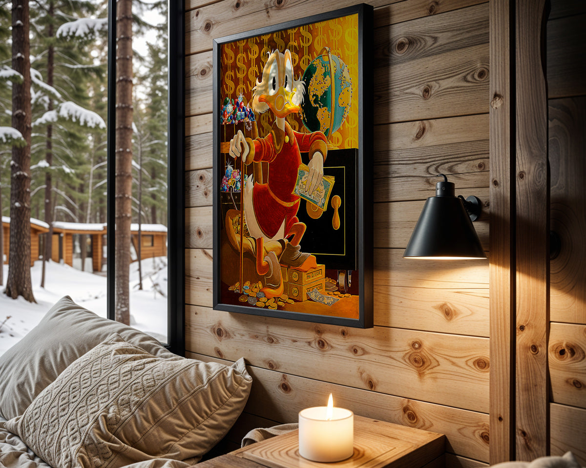 Scrooge Klimt Throne - Wall View