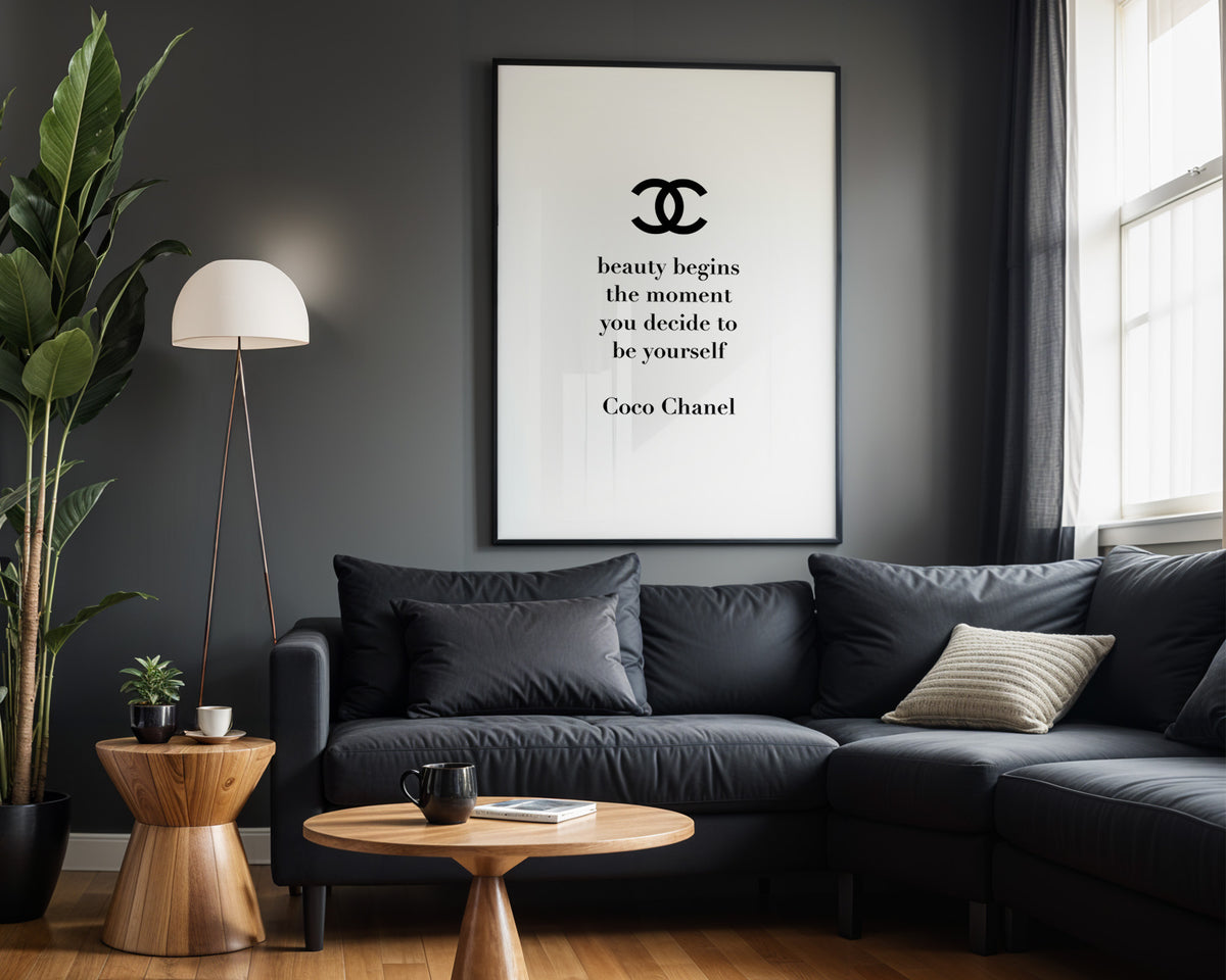 Beauty Begins wall art alternate product image