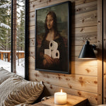 Mona Lisa Toilet Paper - Wall View