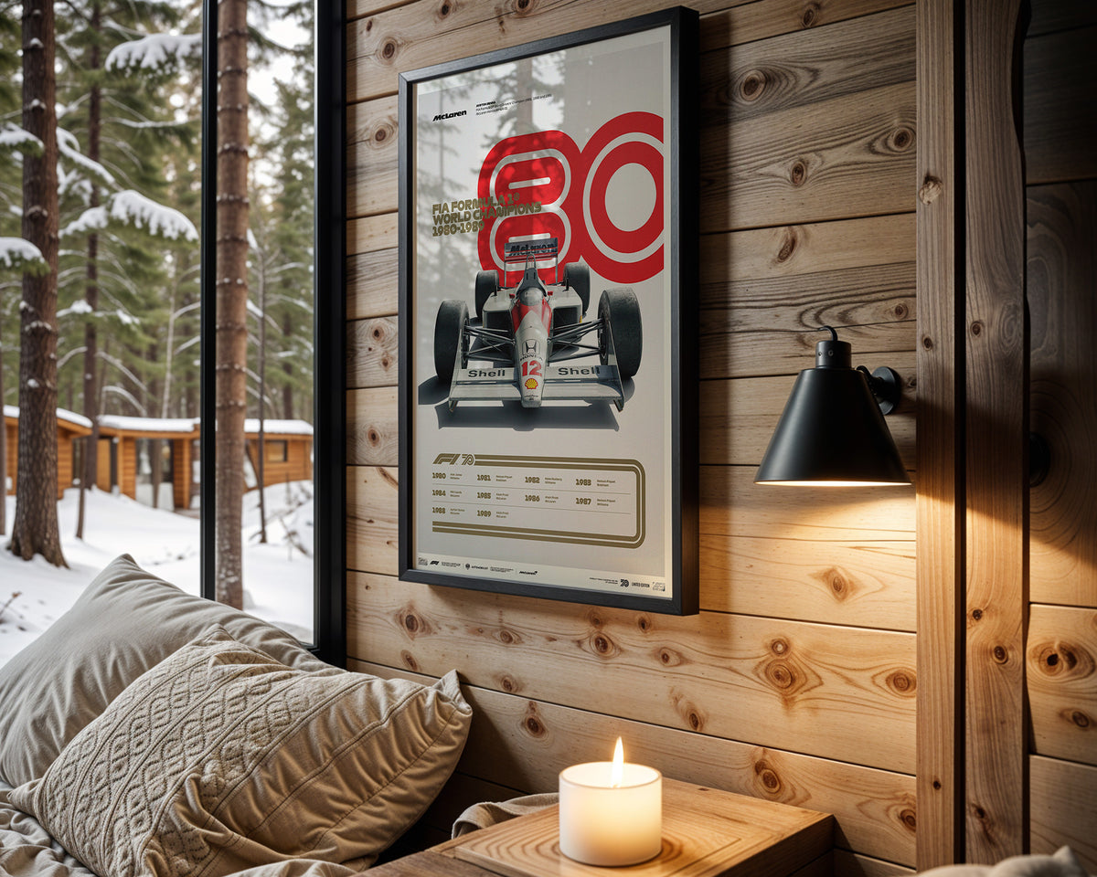 F1 80s Decade - Wall View