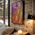Purple Sunset Gold Silk - Wall View
