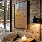 Pearl Pink Gold Layers - Wall View