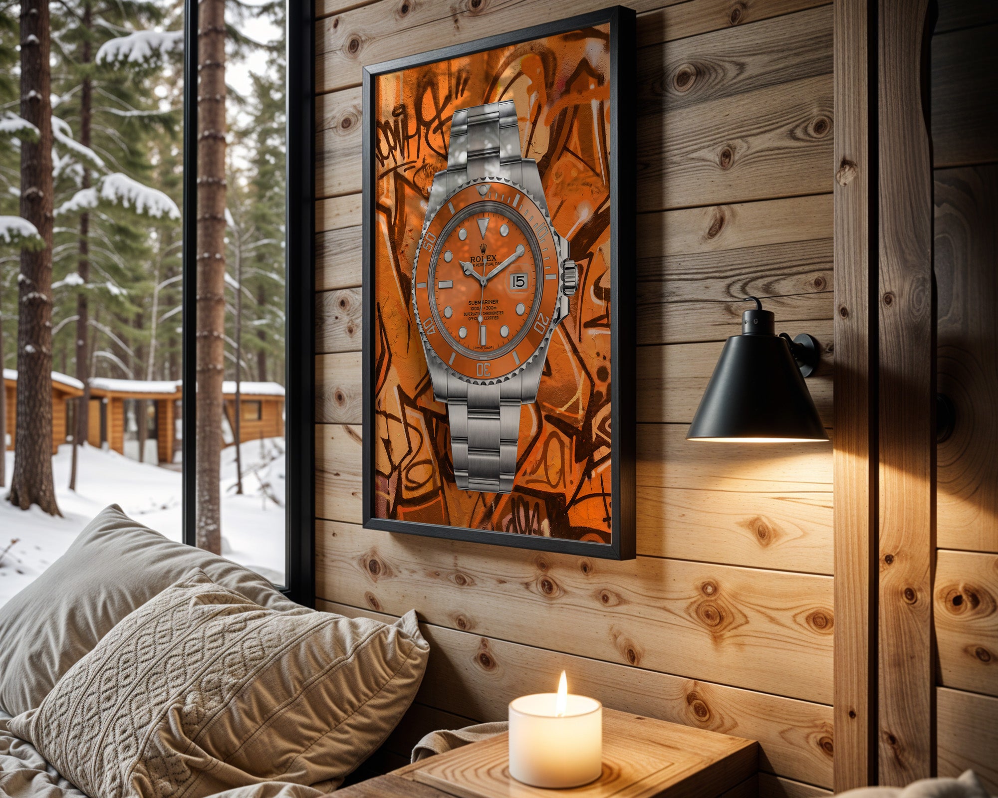 Rolex Submariner Orange Graffiti