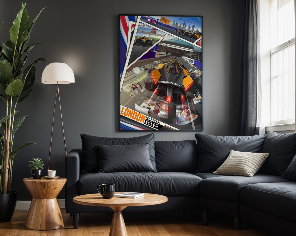 London E-Prix McLaren - Wall View