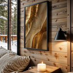Pure Gold Crinkle - Wall View