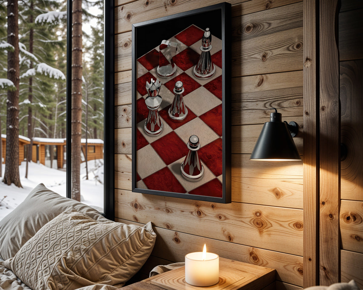 Chrome Chess wall art product image
