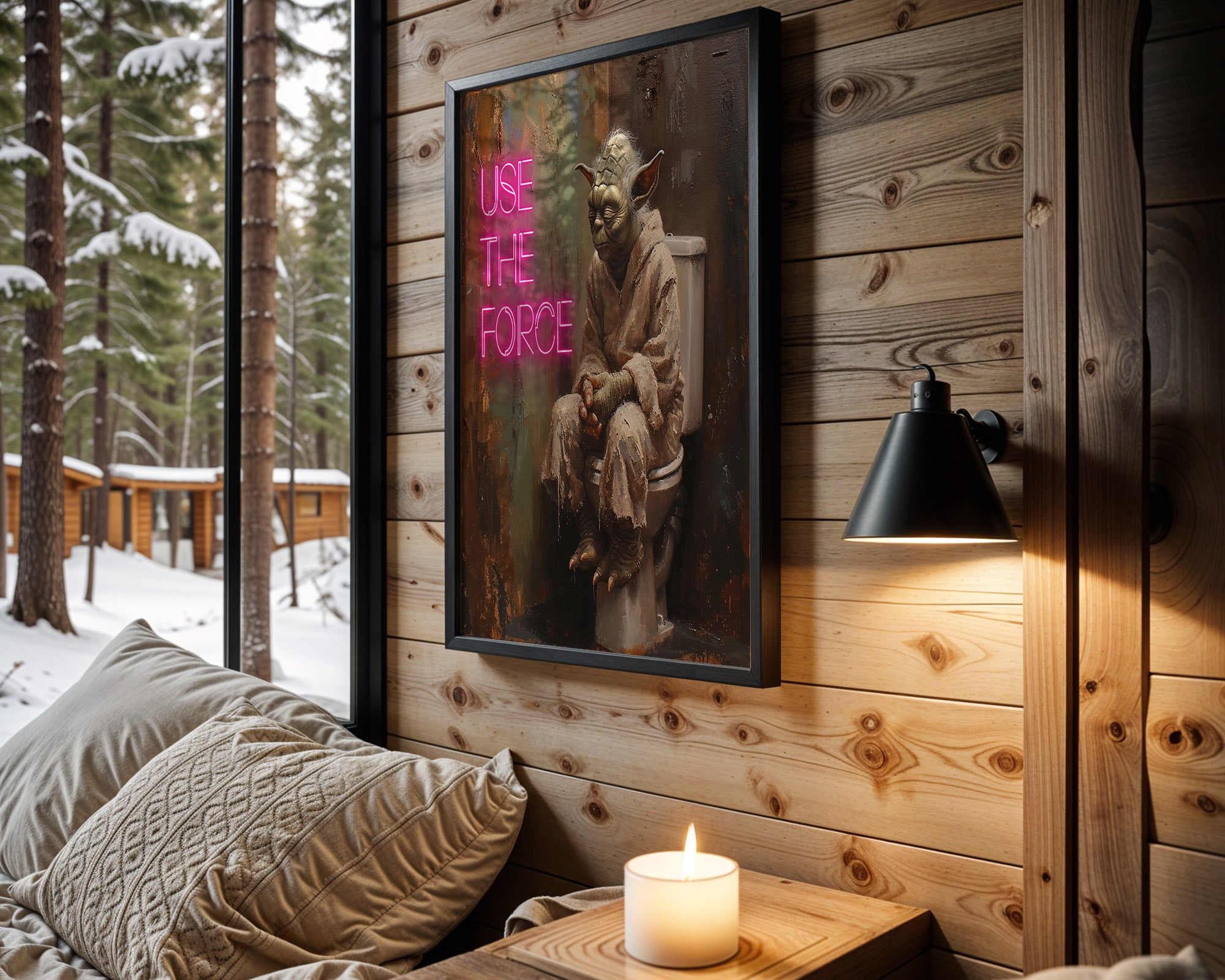 Yoda Use The Force - Wall View