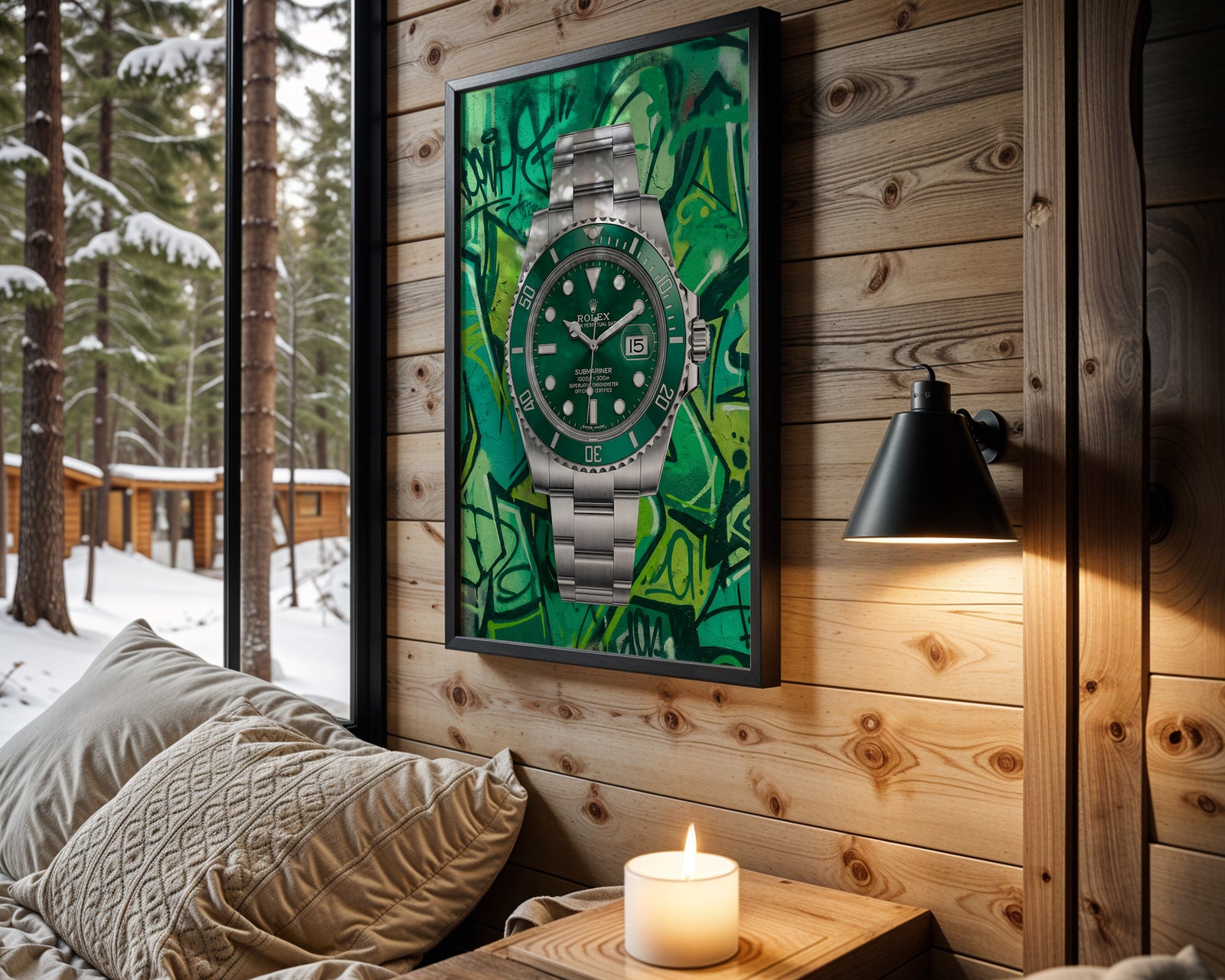 Rolex Submariner Green Graffiti