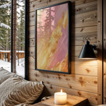 Pink Gold Pastel Brush - Wall View