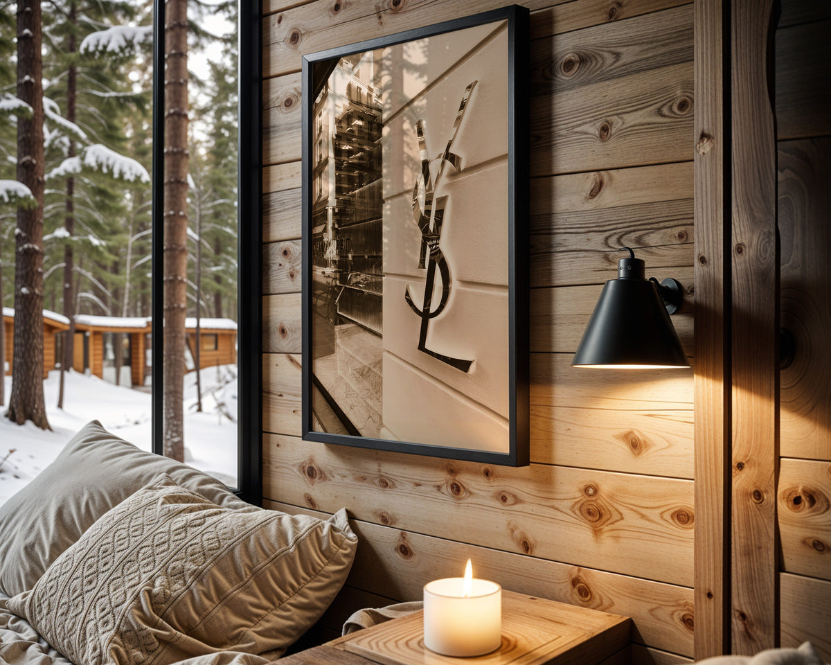 Warm Monogram wall art product image