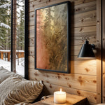 Pink Gold Pewter Brushed - Wall View