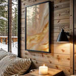 Pastel Gold Mist Glitter - Wall View