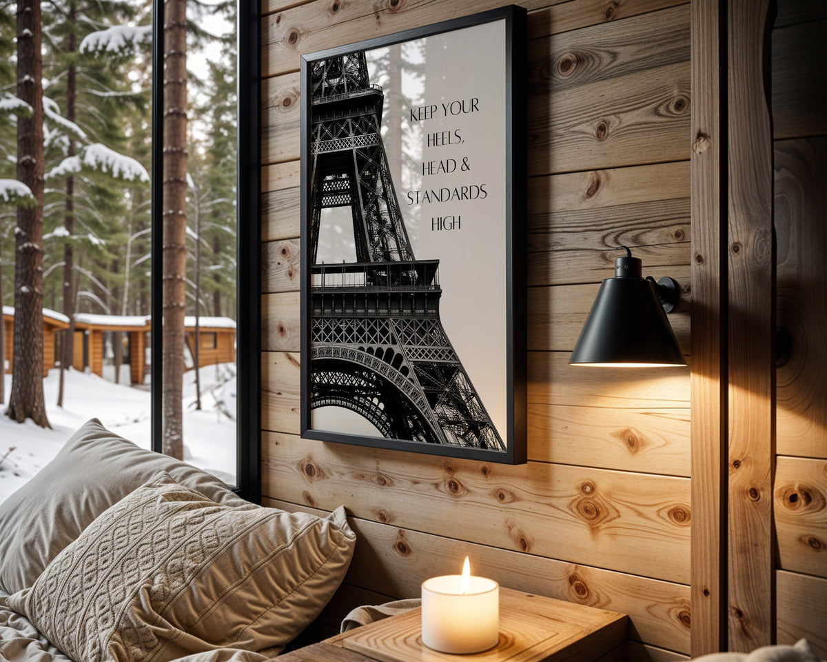 Keep Your Heels High wall art product image