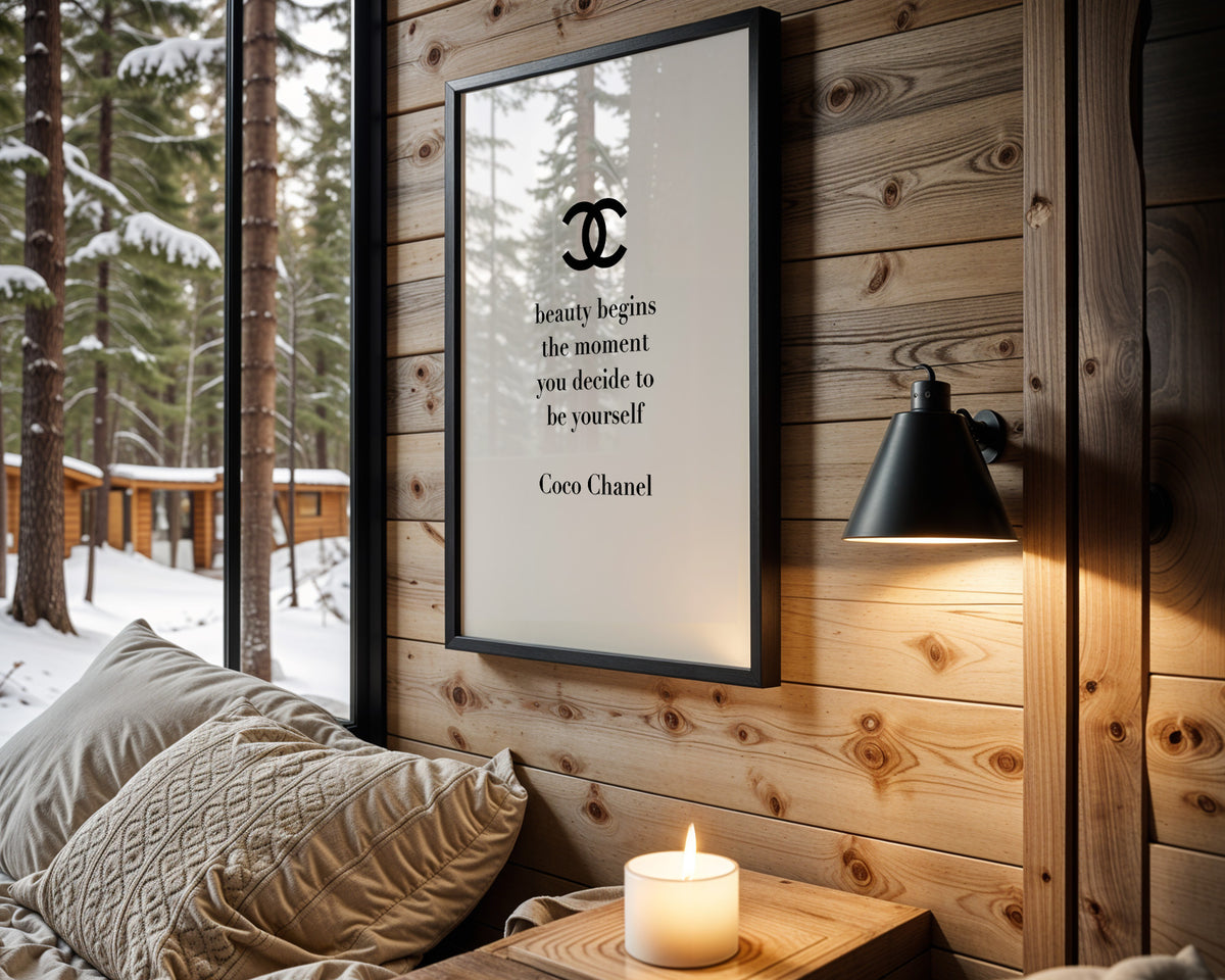Beauty Begins wall art product image