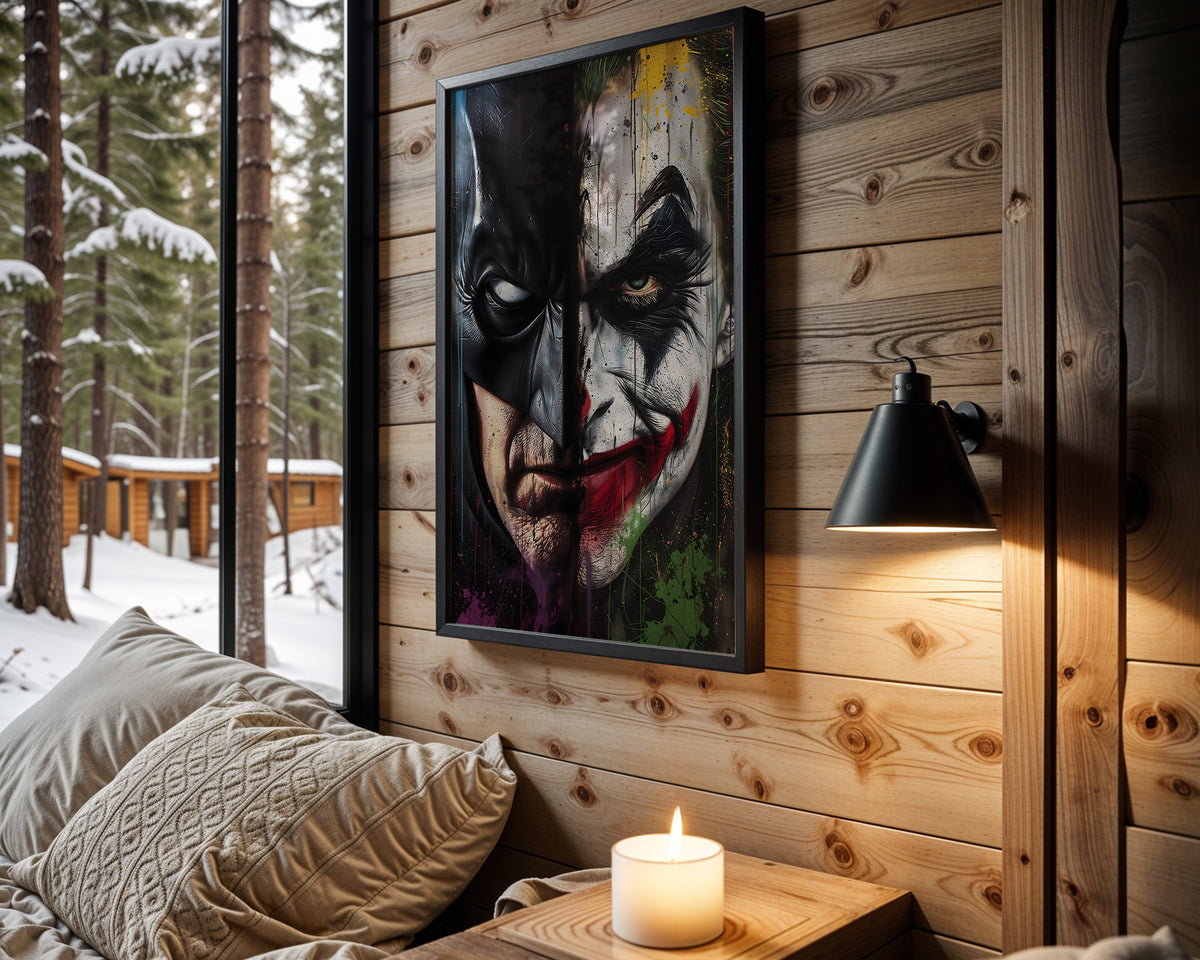 Joker Batman Drip - Wall View