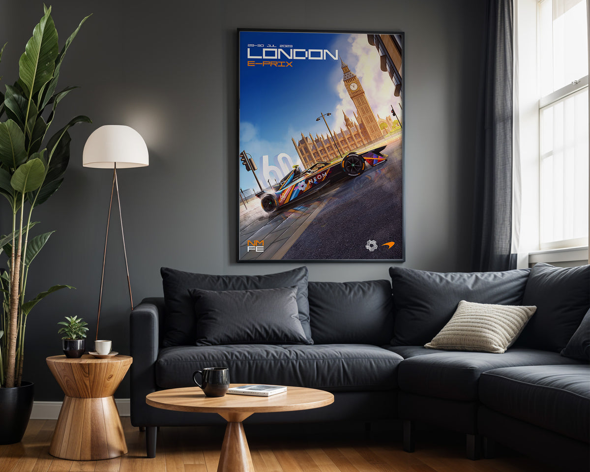 London E-Prix Big Ben - Wall View
