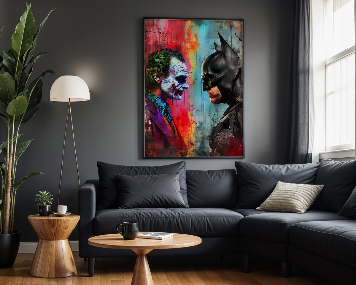 Joker Batman Pop Wall - Detail View
