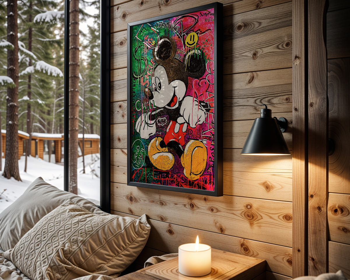 Mickey Graffiti Pop - Wall View