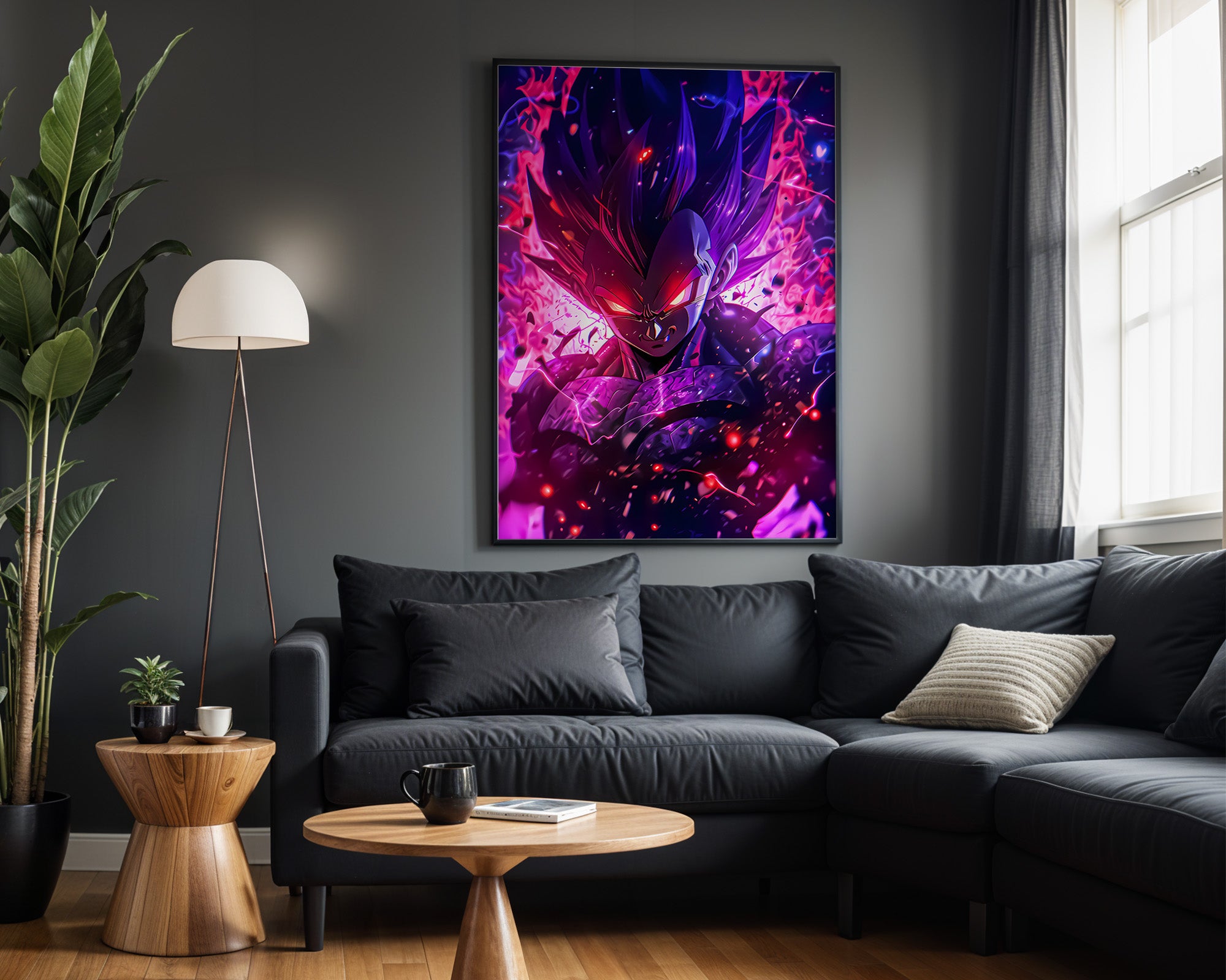 Vegeta Magenta Aura