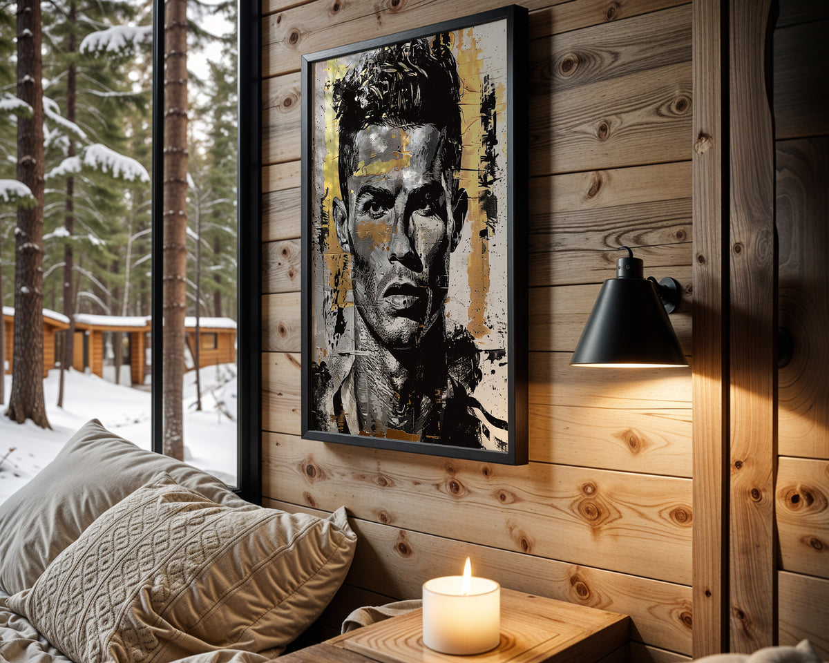 Ronaldo Portrait - Wall View