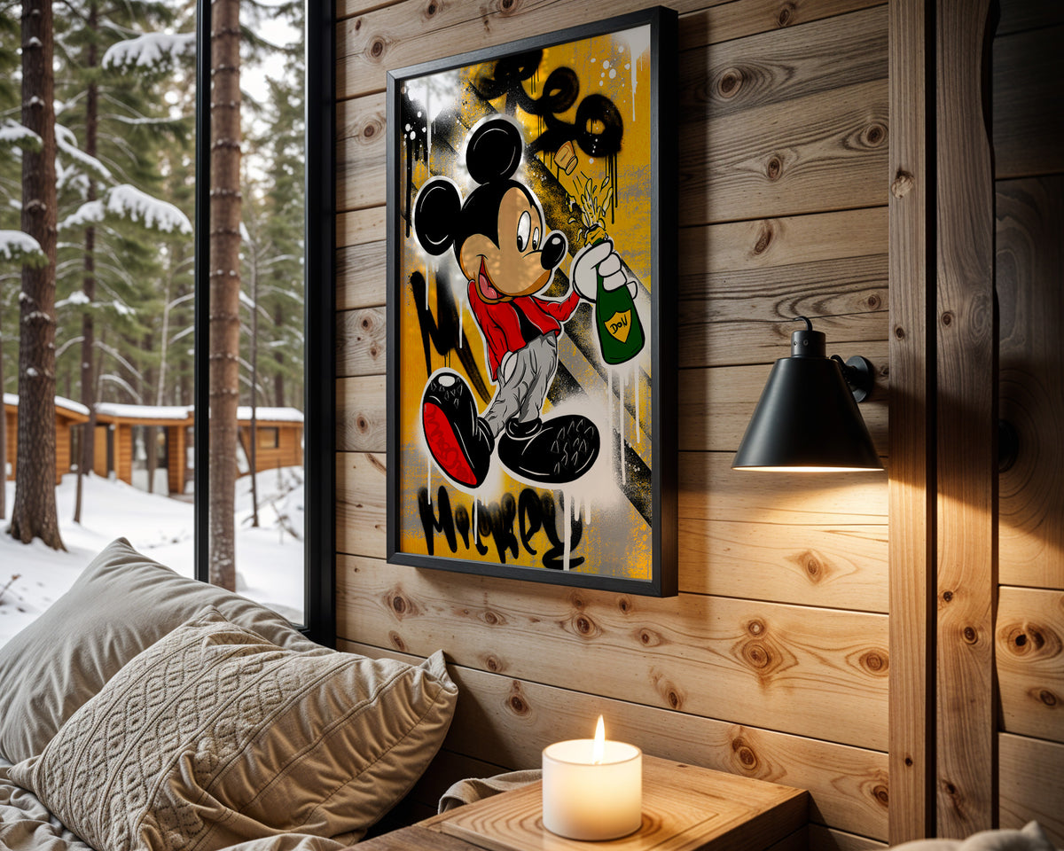 Mickey Graffiti - Wall View