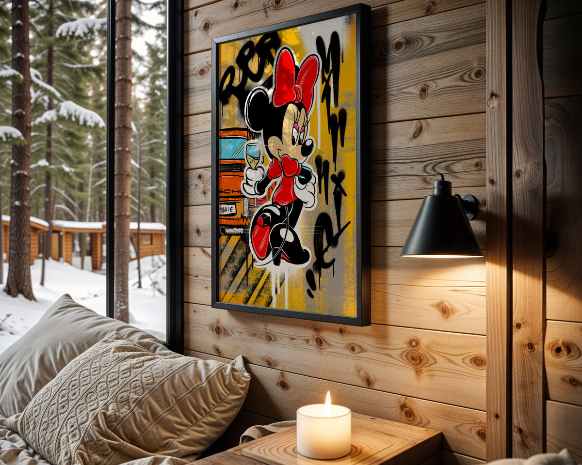Minnie Graffiti - Wall View