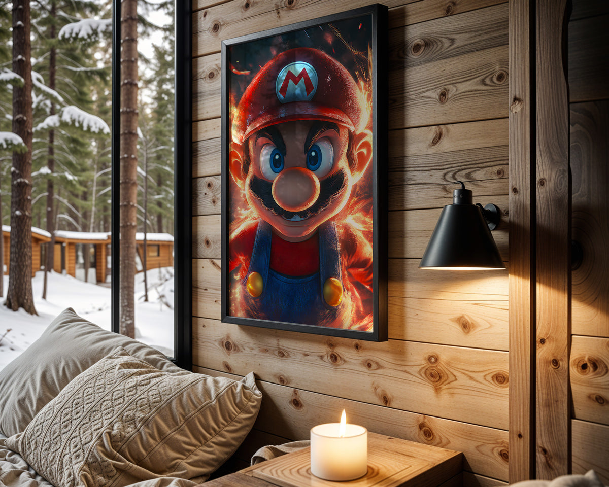 Super Mario Fire - Wall View