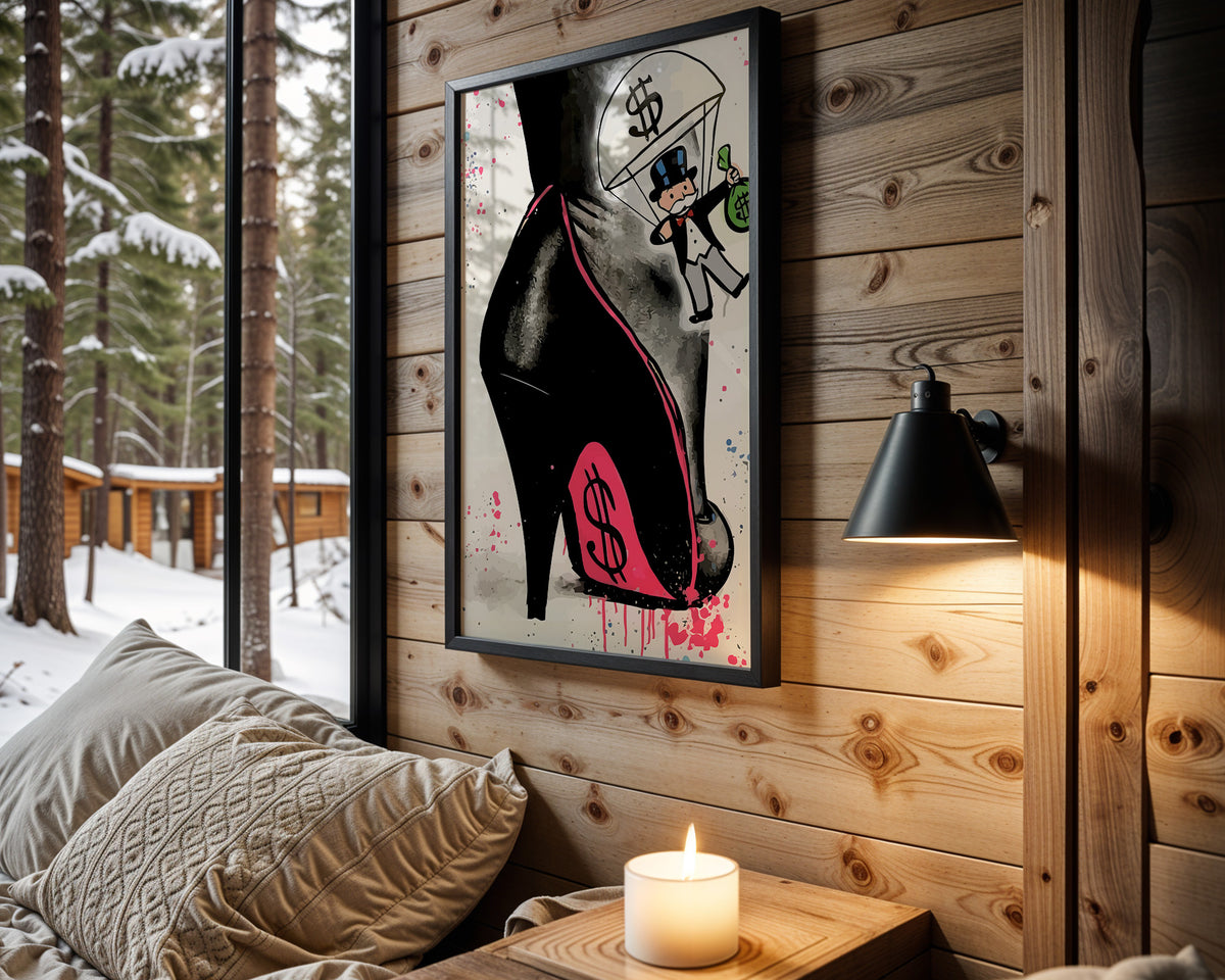 Stiletto Heel Monopoly - Wall View