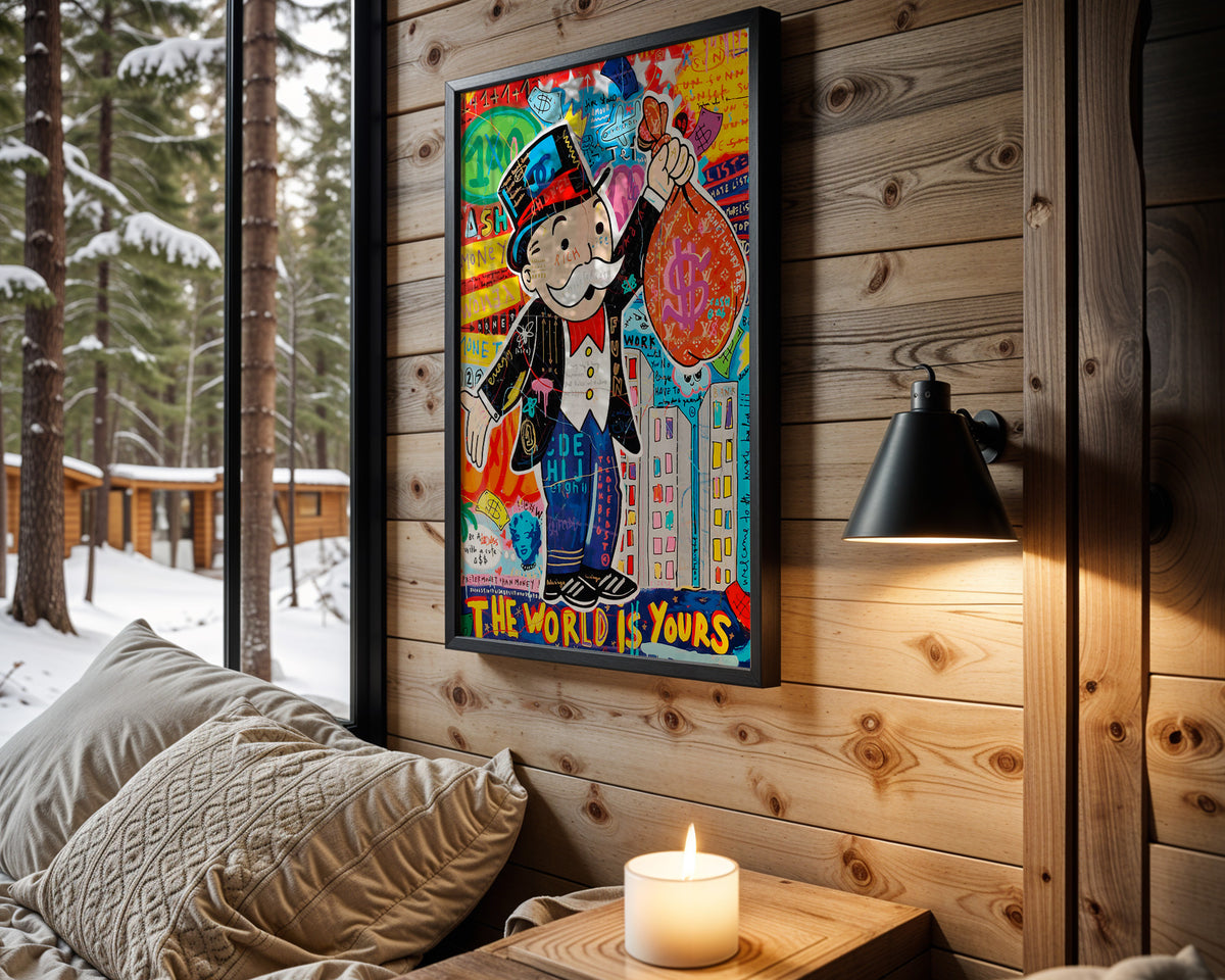 World Is Yours Monopoly - Wall View