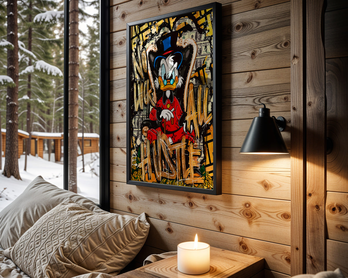 Stay Hungry Scrooge - Wall View