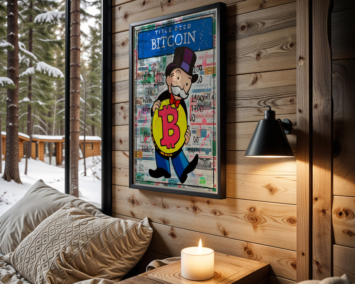 Bitcoin Title Deed - Wall View