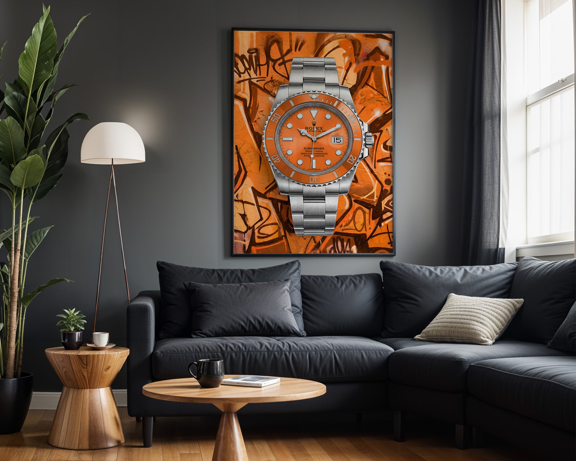 Rolex Submariner Orange Graffiti