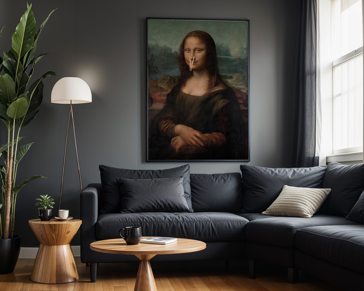 Mona Lisa Mud Mask - Alt Wall View