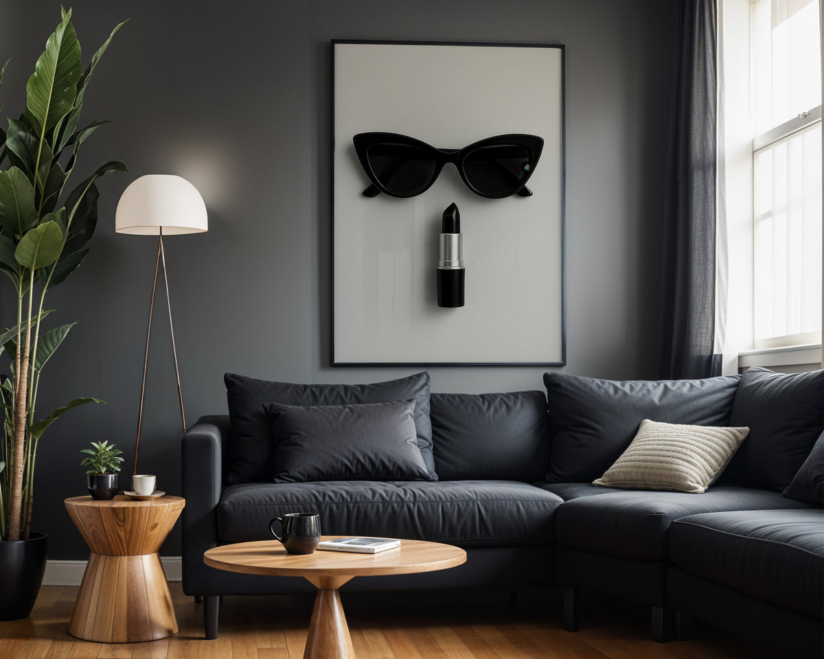 Red Lip Theory wall art alternate product image