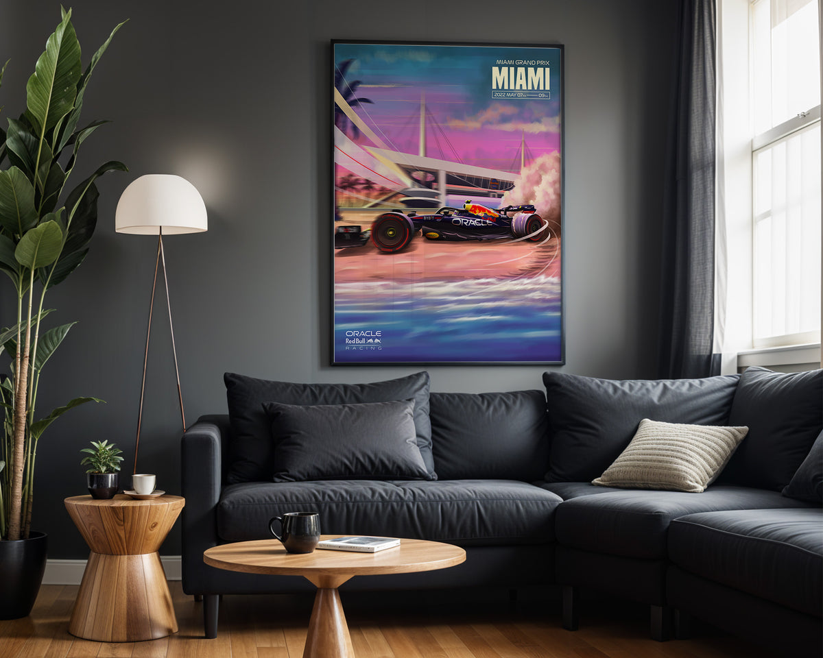 Miami Grand Prix Red Bull - Wall View