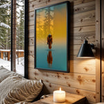 Beyond the Horizon motivational wall art – main room view