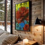 Bloom Through It motivational wall art – main room view