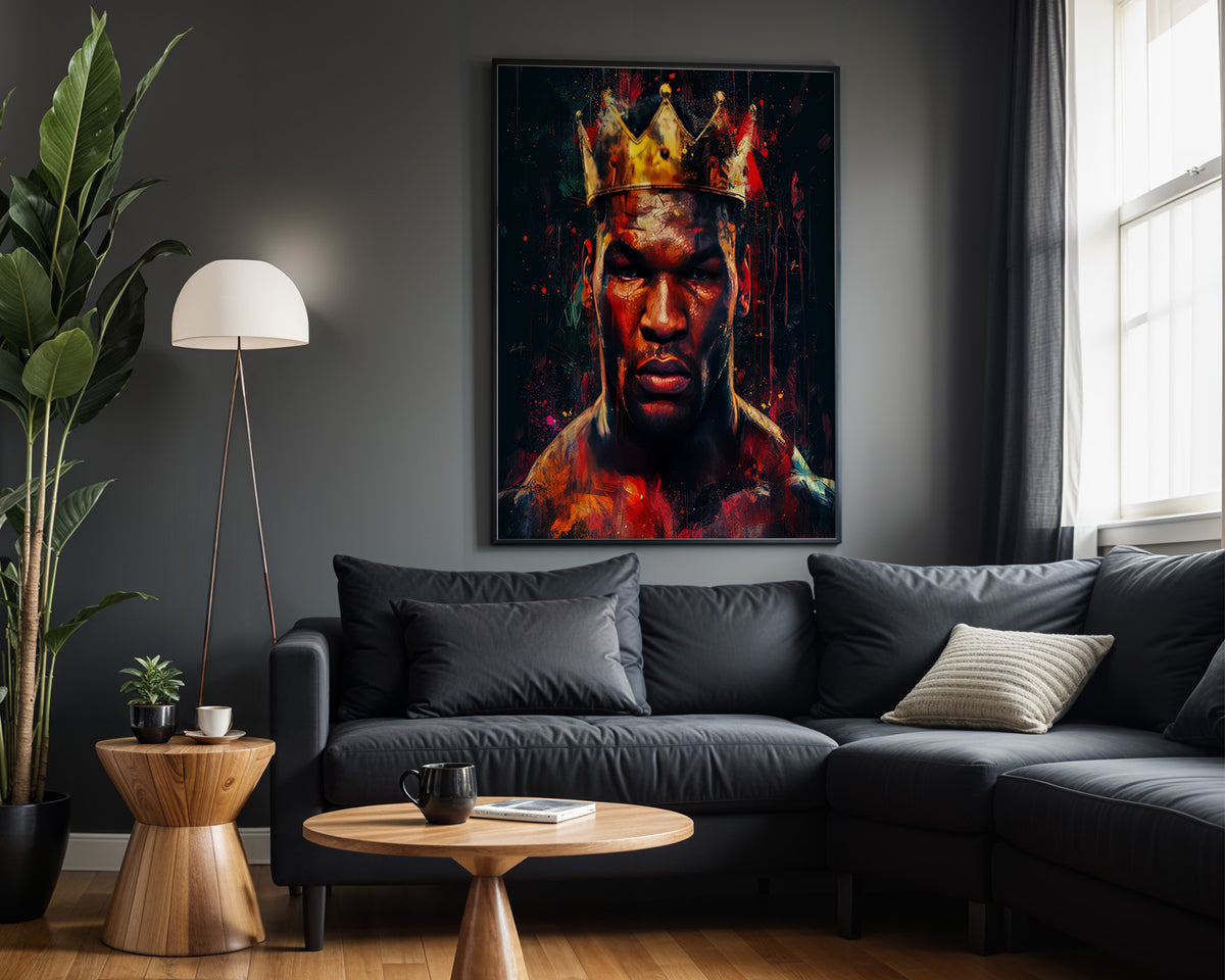 Born to Lead motivational wall art – alternate room view