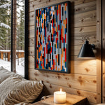 Break the Pattern motivational wall art – main room view