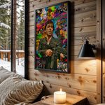 Built an Empire wall art in cabin interior