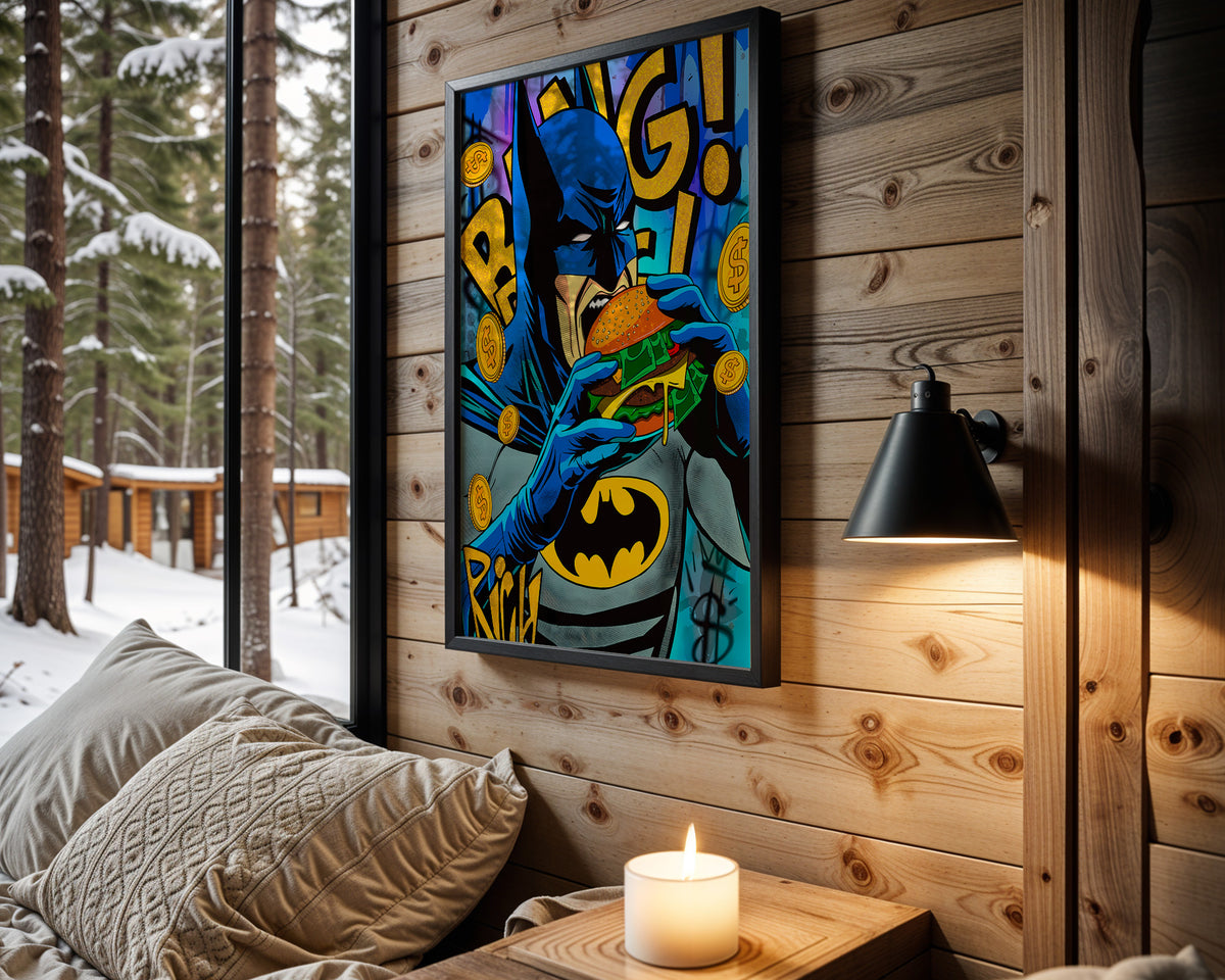 Batman Burger Break wall art – main view