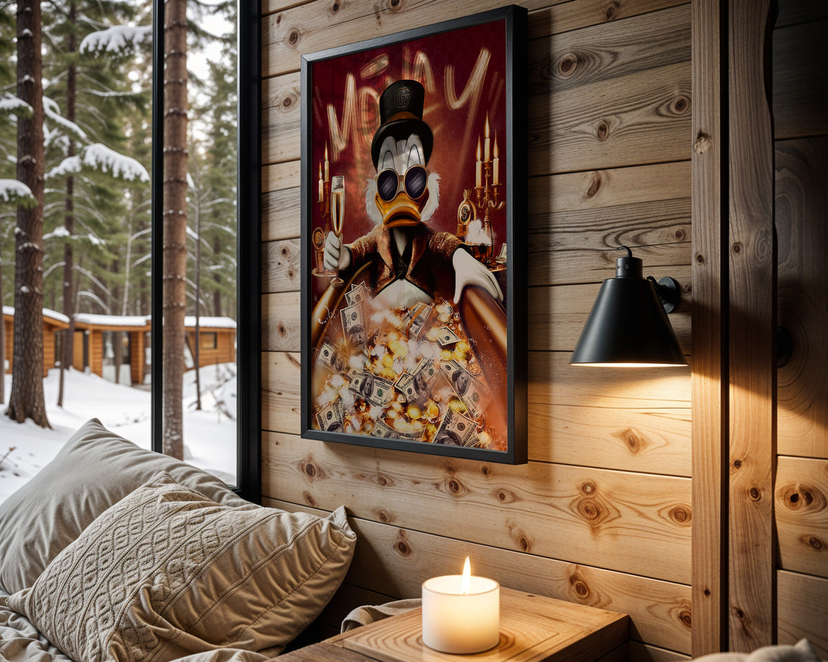 Scrooge Money Bath wall art – main view