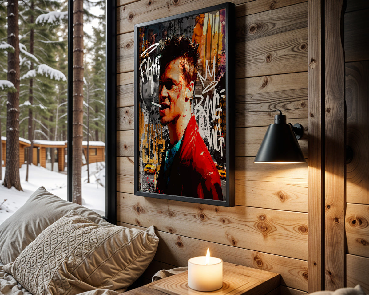 Tyler Durden Money Fight wall art – main view