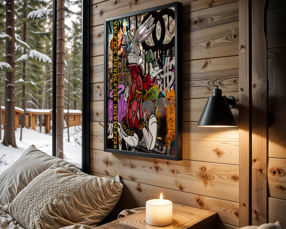 Bugs Designer Money wall art – main view