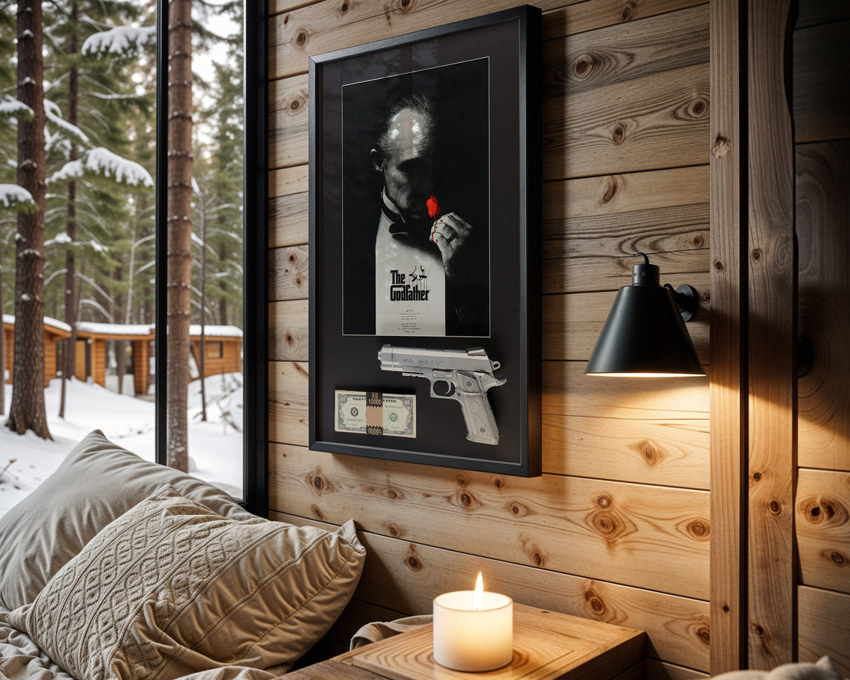 Godfather Cash & Chrome wall art – main view