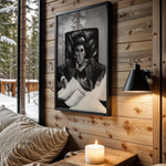 Tony Montana Black Throne wall art – main view