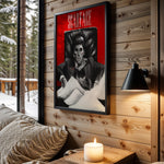 Tony Montana Red Throne wall art – main view
