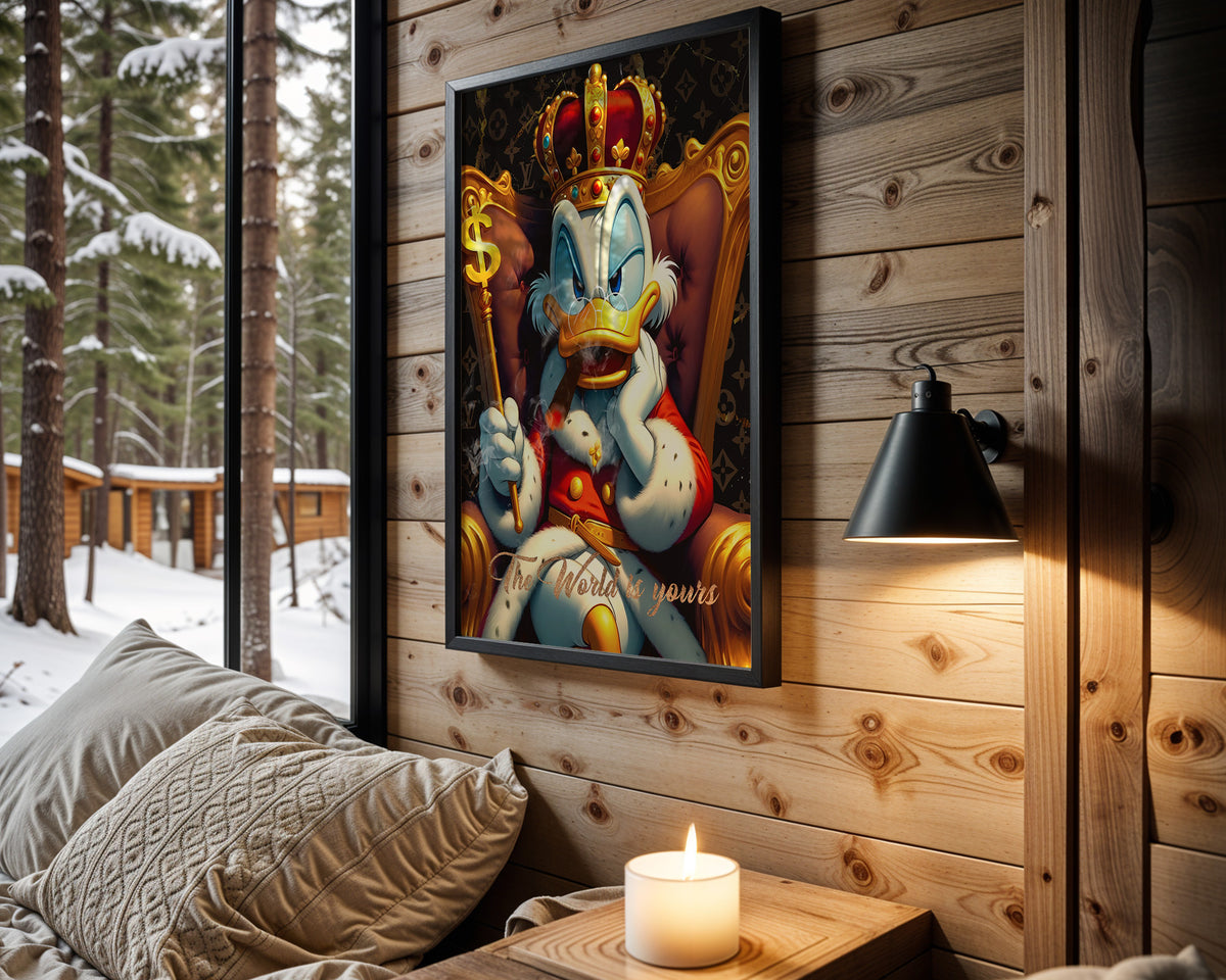 Donald Crowned Fortune wall art – main view