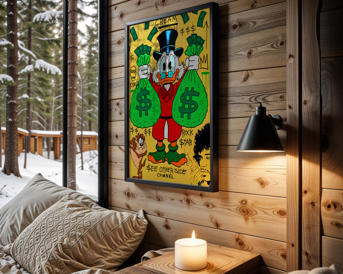 Scrooge Cash Bags wall art – main view