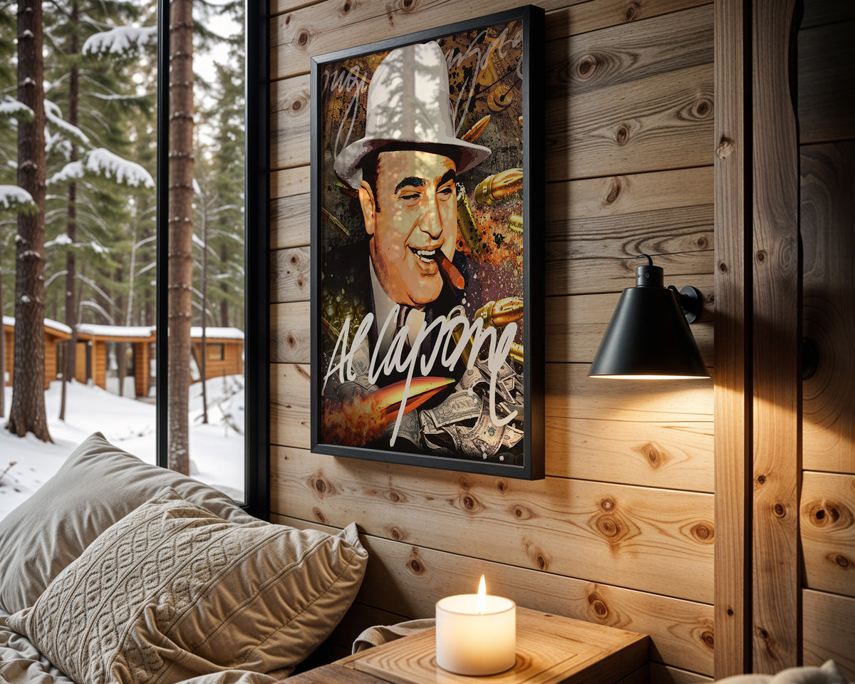 Al Capone Money Portrait wall art – main view